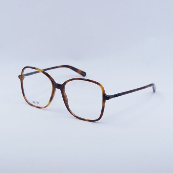 🕶️ New Dior MINI CD O B2I 2600 Eyeglasses - Shiny Light Havana Frame 55mm - Picture 1 of 13